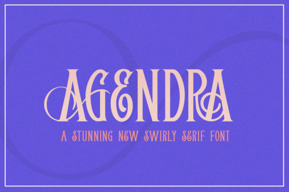 Agendra Font: A Bold Serif for Small Business Branding