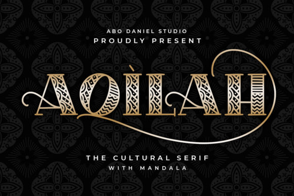 Aqilah Font: A Bold Serif for Memorable Branding Projects
