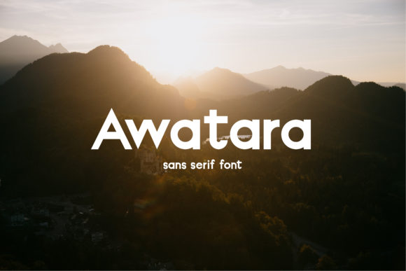 Awatara: A Bold Typeface for Modern Campaigns