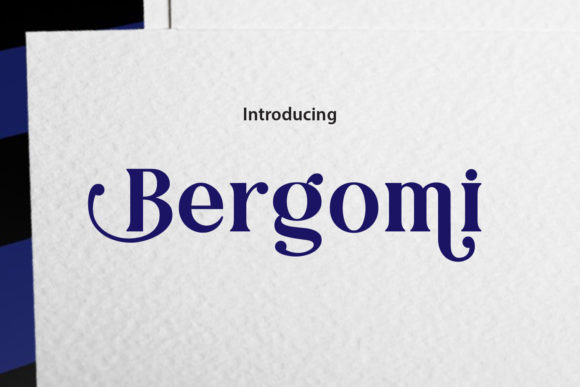 Bergomi Font: A Sophisticated Serif for Makers and Brand Creators