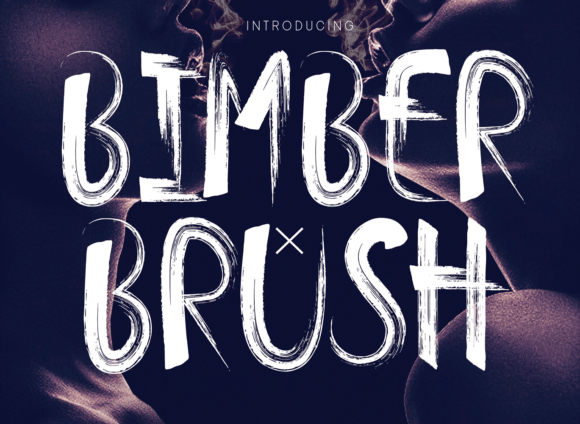 Bimber Brush: A Bold Handwritten Typeface for Branding
