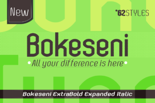 Bokeseni ExtraBold Expanded Italic in Web Design
