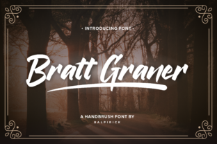 Bratt Graner Font: A Bold Handwritten Typeface for Your Brand