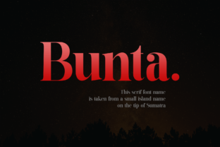 Bunta Font: A Bold Serif for Memorable Campaigns