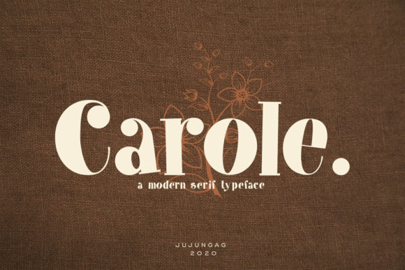 Carole Font: A Bold Serif for Editorial Design
