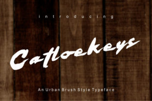 Catloekeys: A Bold Handwritten Typeface for Campaign Creativity