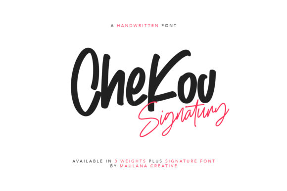Chekov Font: A Bold Handwritten Typeface for Crafters and Creators
