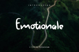 Emotionale: A Handwritten Typeface for Editorial Elegance