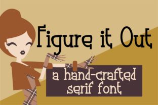 Figure It Out: A Handwritten Serif Font with Bold Character