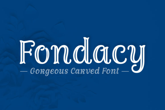 Fondacy Carved: A Bold Typeface for Memorable Campaigns