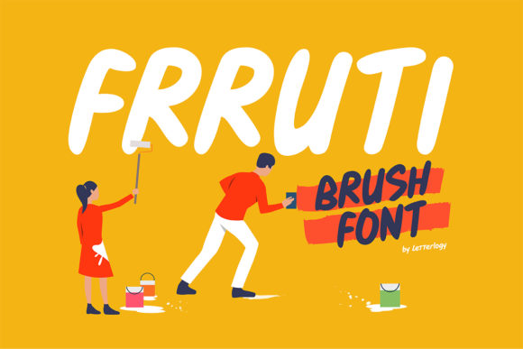 Frrutti Font: A Handcrafted Typeface for Your Brand