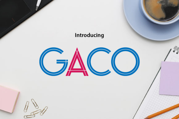 Gaco: A Bold, Round Typeface for Real-World Branding