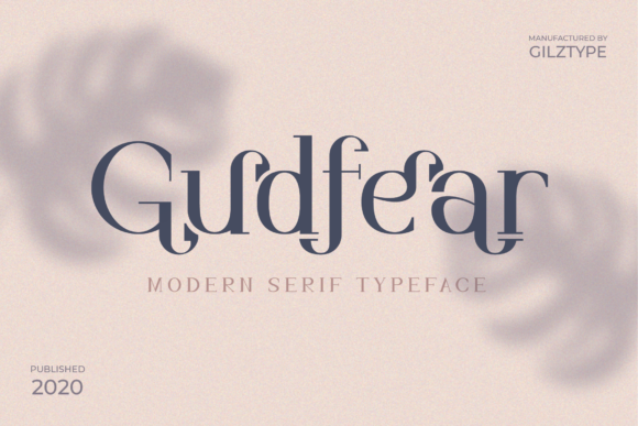 Gudfear: A Serif Font That Elevates Campaign Design
