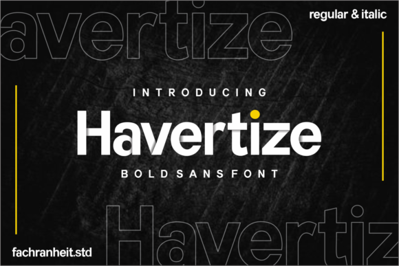 Havertize: A Bold, Simple Font for Modern Editorial Design