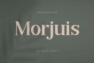 Morjuis Font: A Luxurious Serif for Crafting Elegance