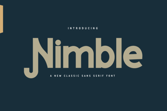 Nimble Font: A Simple Typeface That Boosts Your Business