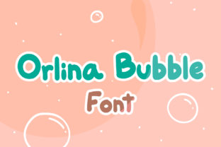 Orlina Bubble Font: A Handwritten Typeface for Crafters and Makers
