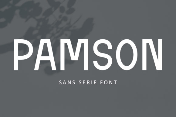 Pamson: A Balanced Sans Serif for Real-World Design
