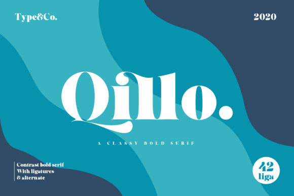 Qillo Typeface: A Bold Choice for a Polished Brand Identity