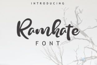 Ramhate Font: A Bold Script for Digital Design with Heart