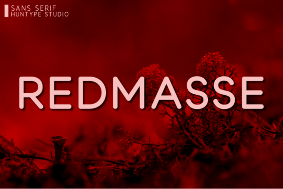 Redmasse: A Bold Sans Serif Typeface for Editorial Design