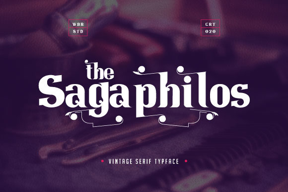 Sagaphilos: A Bold Serif Typeface for Editorial Excellence