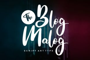 The Blog Malog Font: A Dynamic Typeface for Editorial Design