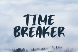 Time Breaker Font: A Handsome Script for Creative Makers